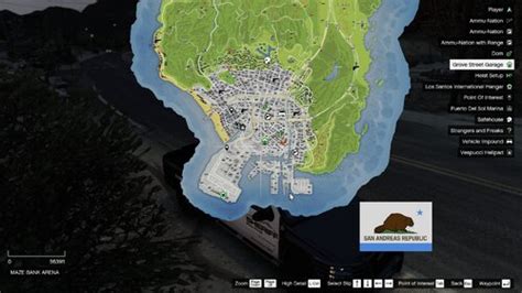 Realistic Atlas map of San Andreas [Fullmap and minimap] 1.1.